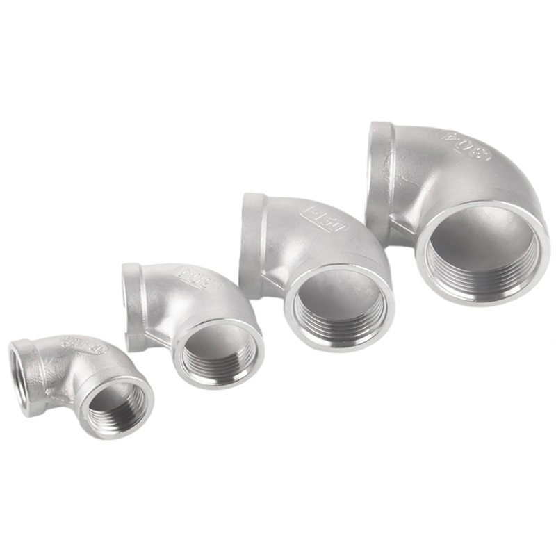 150# SS Pipe Connector závitovej fittingovej ulice 90 ° Stupeň lakťa